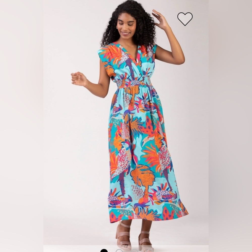 Celina Moon Iliana maxi dress, small EUC